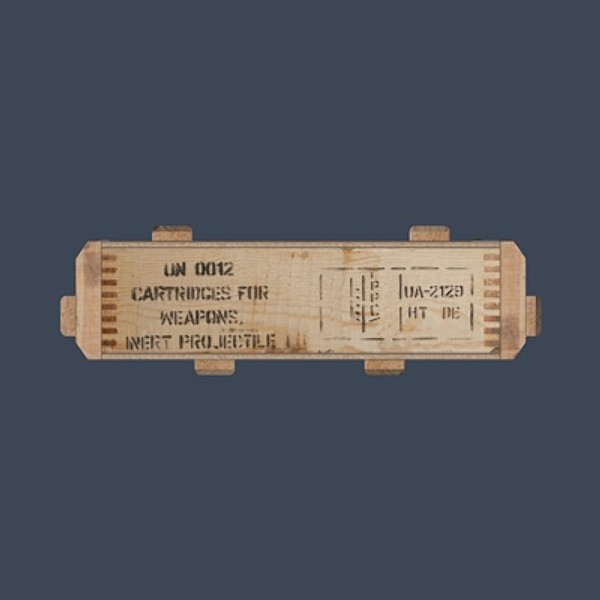 7 62x54r ammo box 3d x - 7.62x54R Ammo Box by RedTriangleStudios
